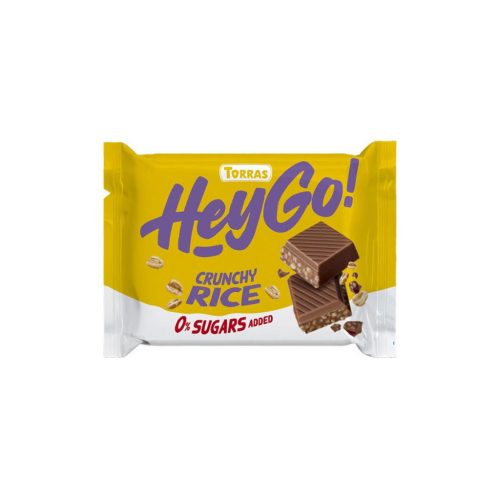 TR TR No sug.add. 23HEYGO! tejcsokoládé rizzsel - 60g
