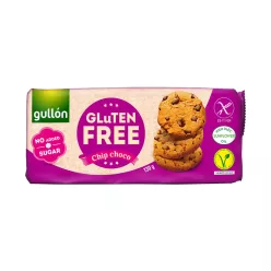 Gullon Chip-Choco diabetikus gluténmentes keksz - 130g