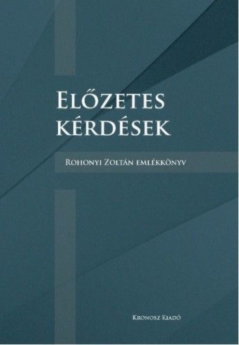 Előzetes kérdések