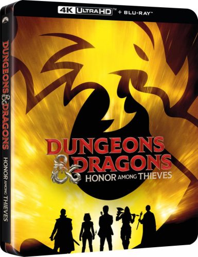 John Francis Daley - Dungeons & Dragons: Betyárbecsület (UHD + BD) - limitált, fémdobozos változat (steelbook) - Blu-ray