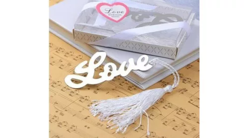 Love mintás könyvjelző