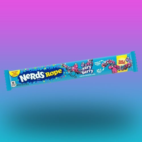 Wonka Nerds Rope Very Berry bogyós ízű cukorkás gumicukor 26g