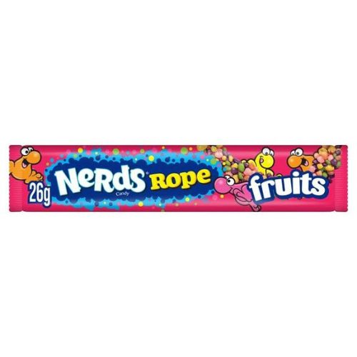 Wonka Nerds Rope Fruit gyümölcs ízű cukorkás gumicukor 26g