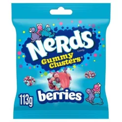   Wonka Nerds Gummy Clusters Berries bogyós gyümölcs ízű rágós gumicukor 113g