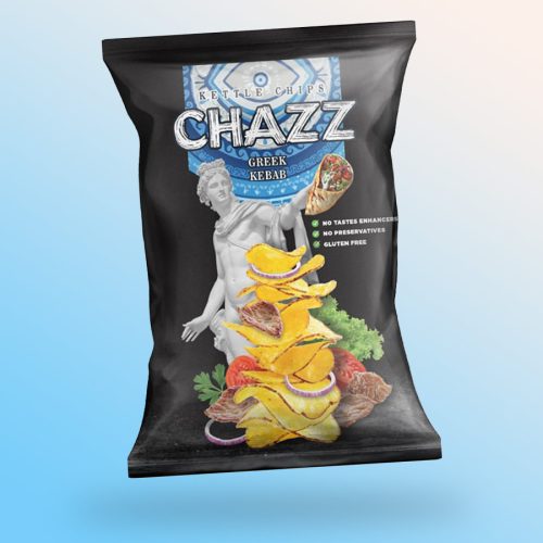 Chazz Greek Kebab Görög Kebab ízű burgonyachips 90g