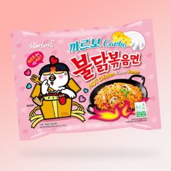   SamYang Buldak Csirkés-Carbonara ízű csípős ramen tészta 130g