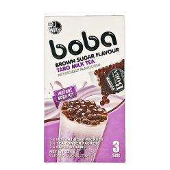   JWAY Boba Taro Milk Tea Boba tea készítő 3db-os szett 234g