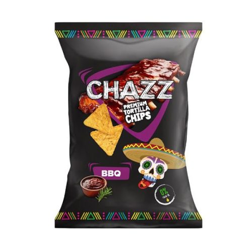 Chazz BBQ ízű tortilla chips 100g