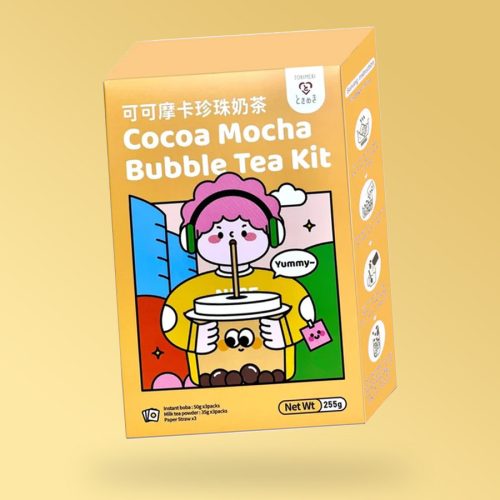 Tokimeki Bubble Tea Kit Cocoa Mocha boba tea szett kakaó ízű 255g