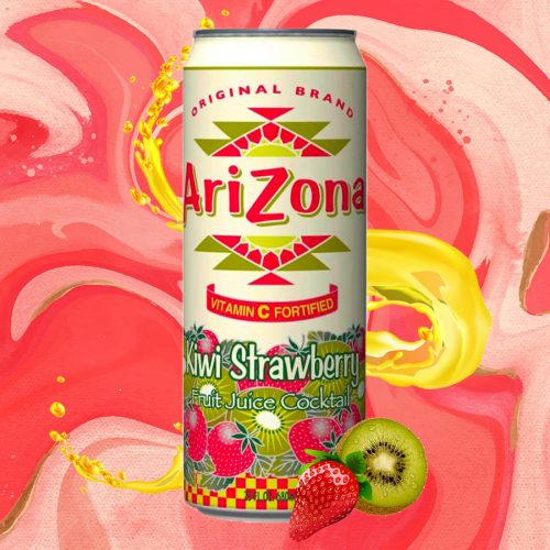 Arizona Kiwi Starwberry kiwi és eper ízű üdítőital 650ml