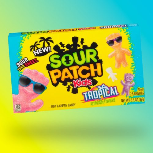 Sour Patch Kids savanyú trópusi ízű gumicukor 99g