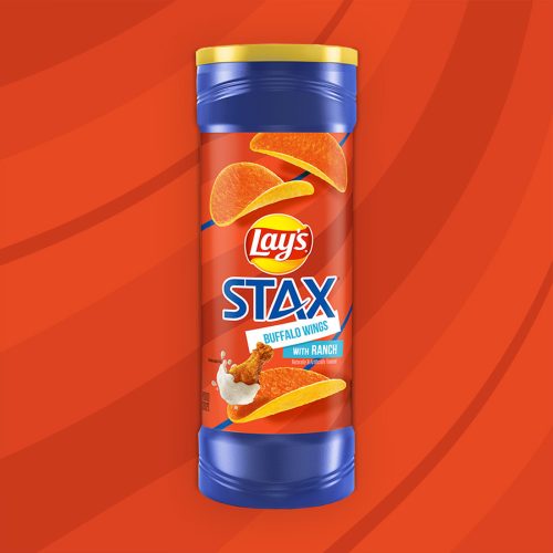 Lays Stax Buffalo Ranch ízű chips 156g