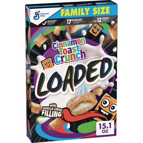 Cinnamon Toast Crunch Loaded vanília krémmel töltött gabonapehely 368g