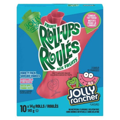 Jolly Rancher Fruit Roll ups felcsavarható gumicukor 141g Szavatossági idő: 2024-05-29