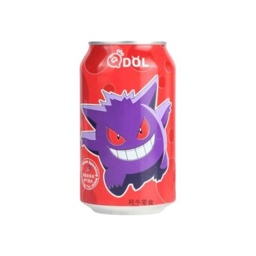 Qdol Pokemon Gengar eper ízű üdítő 330ml