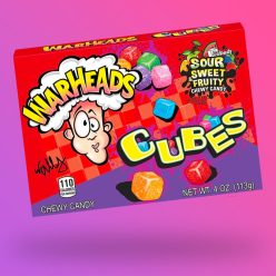 Warheads Sour Cubes savanyú kocka rágós gumicukor 113g 