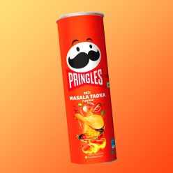   Pringles Desi Masala Tadka ízesítésű chips 102g Szavatossági idő: 2024-10-24