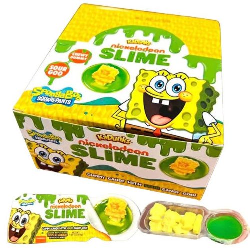 SpongeBob Slime Gummy Dipper mártogatós gumicukor 54g