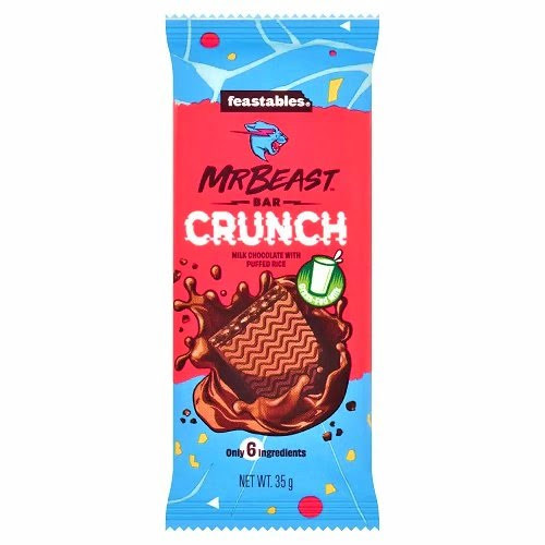 MrBeast Bar Crunch ropogós csokoládé 35g