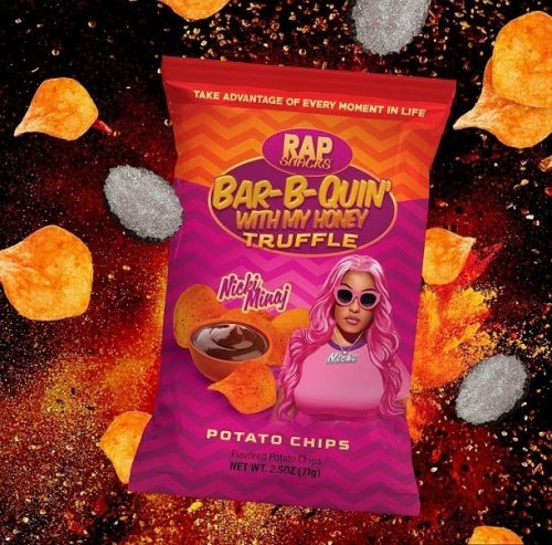 Rap Snack Nicki Minaj BBQ and Honey mézes BBQ ízű burgonyachips 71g