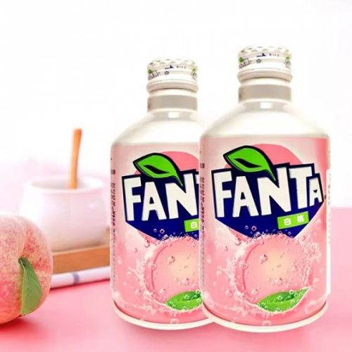 Fehér őszibarack ízű Japán Fanta 300ml