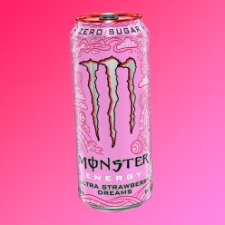   Monster Strawberry Dreams eper ízű cukormentes energiaital 473ml