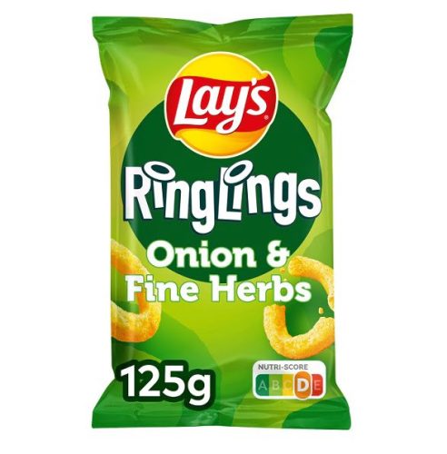 Lays Ringlings hagymakarika kukoricachips 125g