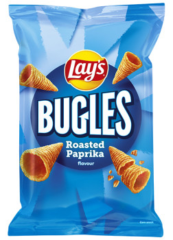 Lays Bugles Roasted Paprika sült paprikás kukoricachips 160g