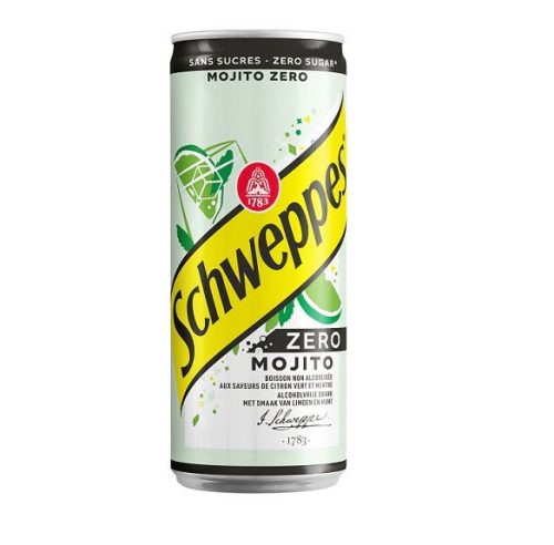 Schweppes Mojito Zero szénsavas cukormentes üdítő 330ml