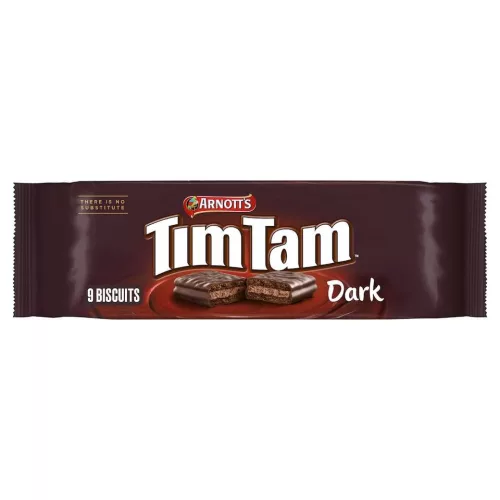 Arnotts Tim Tam Dark Chocolate Biscuits étcsokoládés keksz 163g