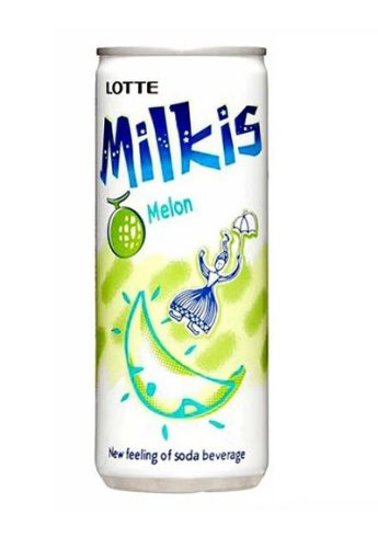 Lotte Milkis Soft Drink Melon dinnye ízű tejes szénsavas ital 250 ml