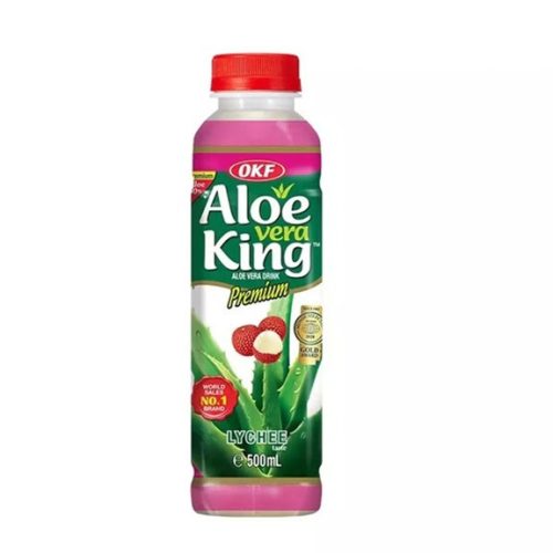 OKF Aloe Vera King Lychee licsi ízű üdítő 500ml