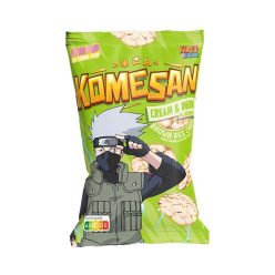   Ultra Pop Naruto Kakashi Komesan Cream and Onion rice chips - hagymás tejfölös rizs chips 60g