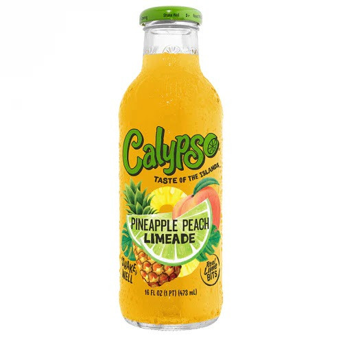 Calypso Pineapple Peach ananász és barack ízű limonádé 473ml