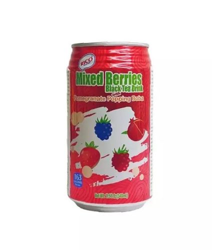 Rico vegyes gyümölcsös Boba Black Tea 340ML