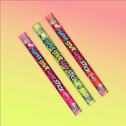 Brain Blasterz Super sour gum stick savanyú  rágós cukorka 22g