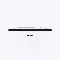 Mágneses fekete színű fa posztersín 80 cm