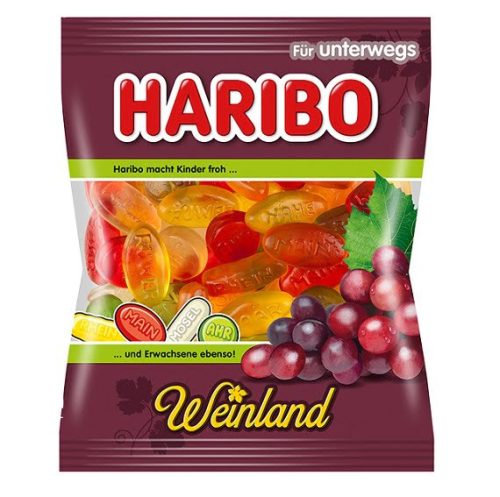 Haribo Weinland Borvidékek gyümölcsös gumicukor 100g