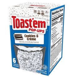   Toastem Pop Ups Cookies and Creme csokis kekszes sütemény 288g