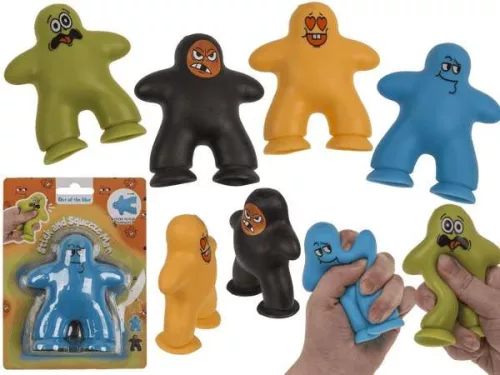 Tapadókorongos stresszoldó figura több változatban