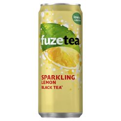   Fuze Tea Sparkling Black Tea citromos szénsavas fekete tea 330ml