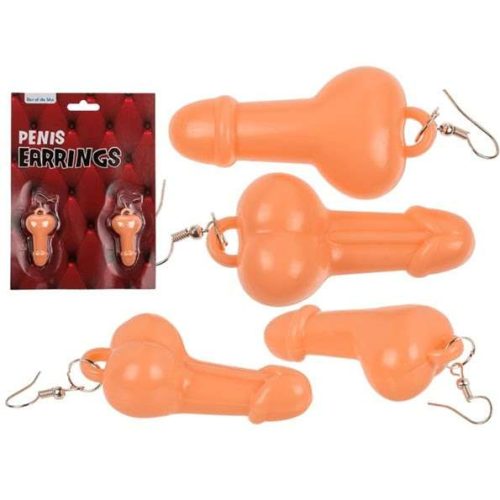 Pénisz formájú fülbevaló
