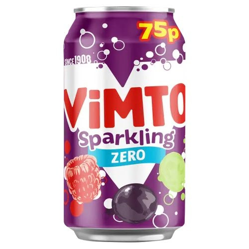 Vimto Sparkling zero gyümölcsös üdítőital 330ml