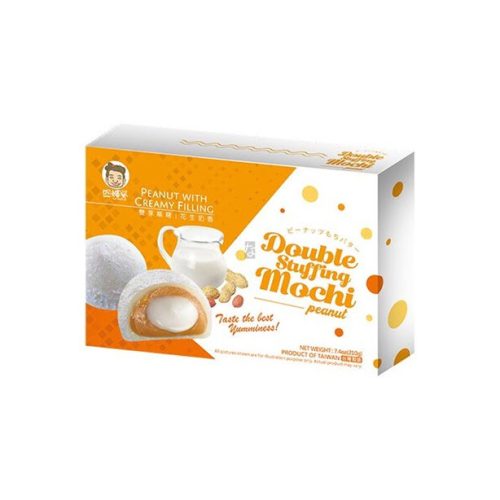 Szu Shen Po Double Stuffing Mochi Peanut mogyoró ízű mochi 210g