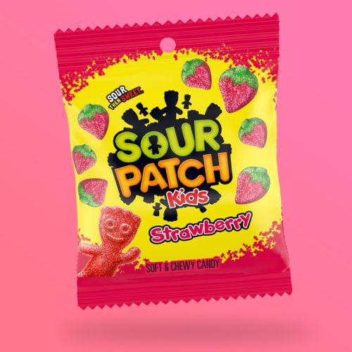 Sour Patch Kids Strawberry eper ízű gumicukor 102g Szavatossági idő: 2024-09-23