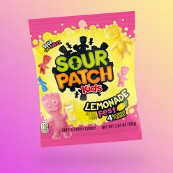   Sour Patch Kids Lemonade Fest vegyes gyümölcsös savanyú gumicukor 102g