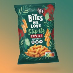 Bites We Love vegán paprikás lencse chips BIO 75g