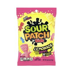   Sour Patch Kids Lemonade Fest vegyes gyümölcsös savanyú gumicukor 102g