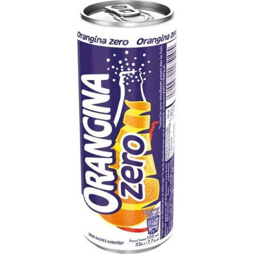 Orangina Zero enyhén szénsavas cukormentes rostos narancslé 330ml