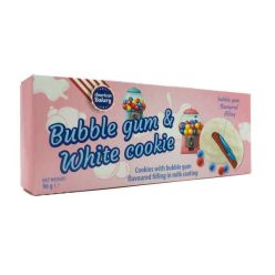 AB Bubble Gum and white Cookie rágógumi ízű keksz 96g